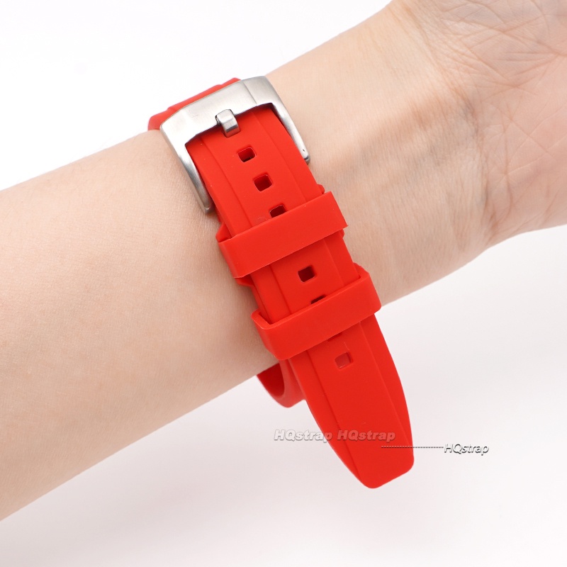 สายนาฬิกาข้อมือ ยางซิลิโคน ทรงโค้ง กันน้ํา แบบเปลี่ยน 20 มม. 22 มม. สําหรับ Swatch Watch Band ผู้ชาย ผู้หญิง