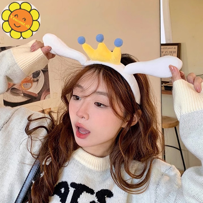 SANRIO Yescont กิ๊บติดผม ผ้ากํามะหยี่ขนนิ่ม ลายการ์ตูนซานริโอ้น่ารัก เหมาะกับฤดูใบไม้ร่วง และฤดูหนาว สําหรับเด็กผู้หญิง