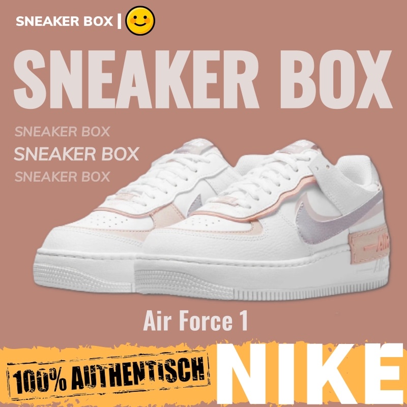 (ส่งฟรี) Nike Air Force 1 Shadow รองเท้าผ้าใบของแท้ 100% รองเท้าวิ่ง รองเท้า nike
