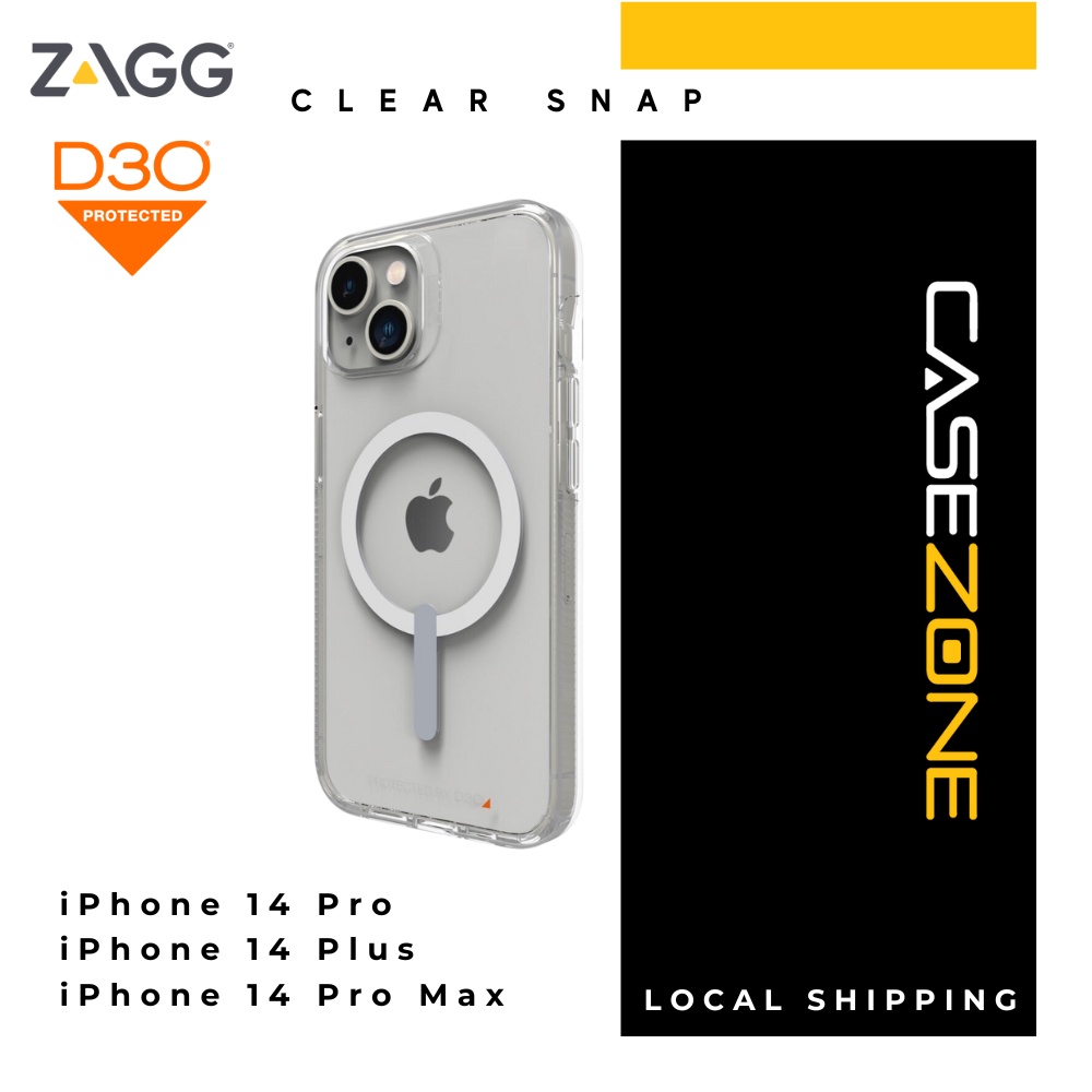 ZAGG Clear Snap Case สําหรับ IPhone 14