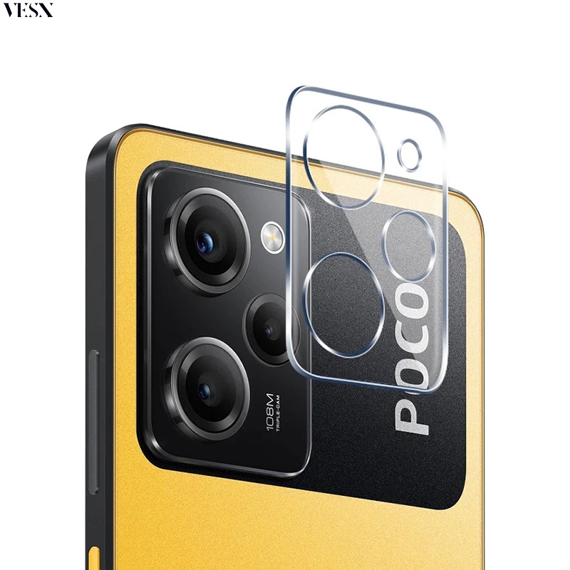 กระจกนิรภัยกันรอยเลนส์กล้อง แบบเต็ม สําหรับ Xiaomi POCO C65 C55 C40 X6 X5 X4 X3 M6 M5 M5s M4 M3 F5 F