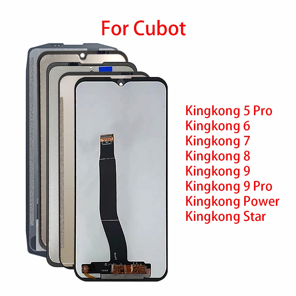 จอแสดงผล LCD สําหรับ Cubot Kingkong 5 6 7 8 9 Pro จอแสดงผล LCD Touch Screen Digitizer Assembly สําหร