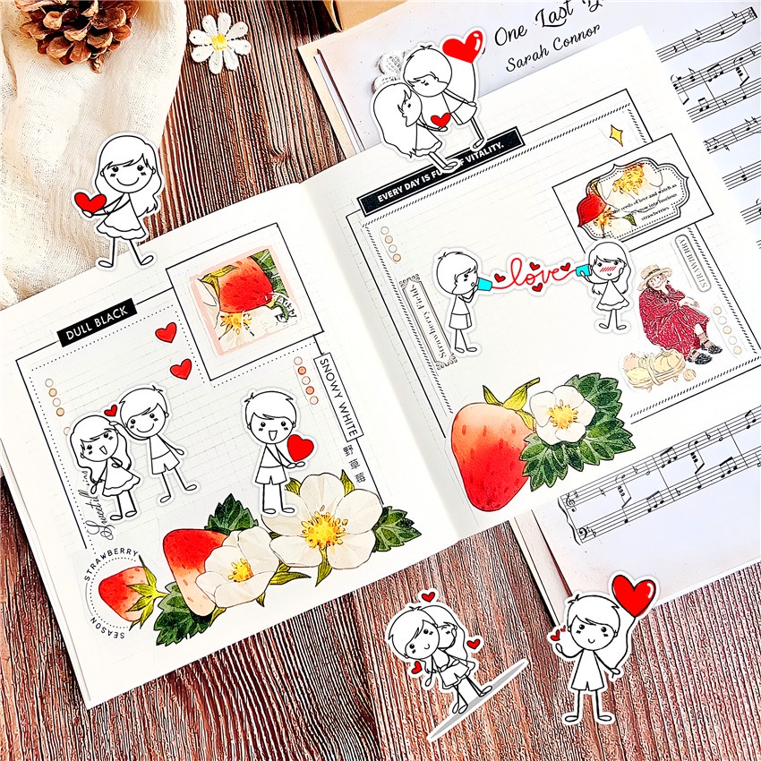 125ชิ้น/เซ็ต ★★★ Q คู่รักตลกคนรัก Q-1 Mini Diary Manual สติ๊กเกอร์ ★★★ DIY แฟชั่นสมุดภาพอัลบั้มตกแต่งสติ๊กเกอร์สติ๊กเกอร์ (ขนาด:2~3ซม.) ราคา ถูกที่สุด ดีลบีเคเค แกลเลอรีภาพที่ 4