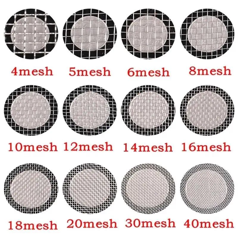 1pcs 4-500Mesh 304 Stainless Steel Mesh Filter Net Metal Front Repair Fix Mesh Filtration Woven Wire Screening Sheet Screening filter
