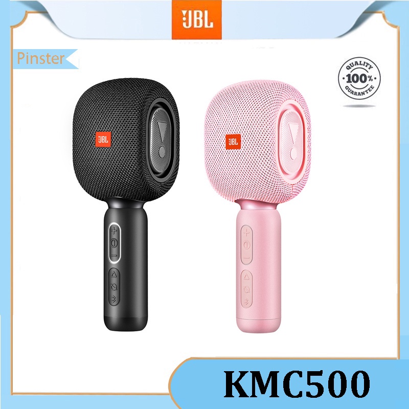 Jbl KMC500 2600mAh 12W Professional คาราโอเกะแบบพกพาบลูทูธ 5.0 ไมโครโฟนไร้สายแบบใช้มือถือ