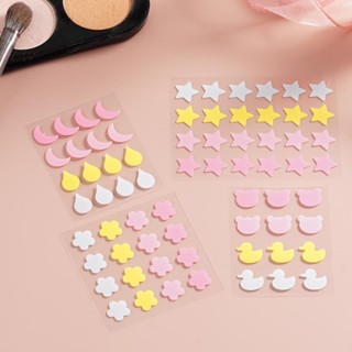 Soug แผ่นแปะสิวไฮโดรคอลลอยด์ ทรงพิเศษ จับคู่สี 12 ชิ้น 16 ชิ…