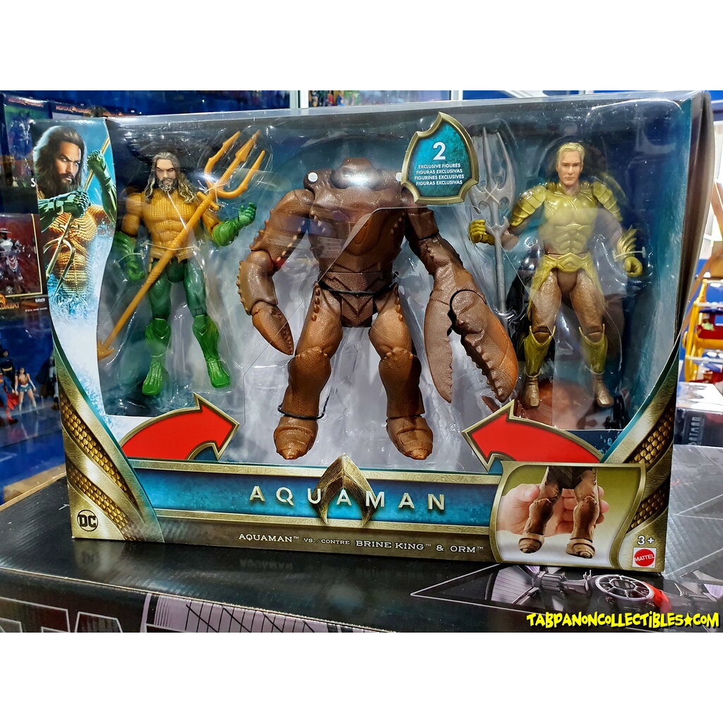 [2019.01] Mattel DC Aquaman Movie Aquaman, King Orm & Brine King 6-Inch Basic Figure 3-Pack