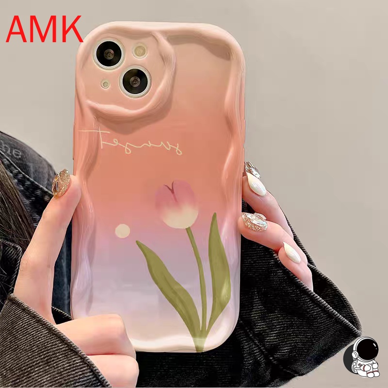 SAMSUNG Amk 3D WAVEกรณีSamsung S25 S24 S23 S22 S21 Plus Ultra S20 FE A05S A05 A04 A03 M55 M35 M15 A0