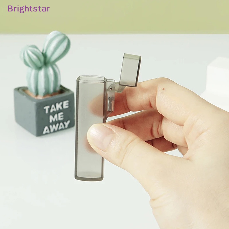 Brightstar กล่องพลาสติกใส แบบพกพา สําหรับใส่ไม้จิ้มฟัน