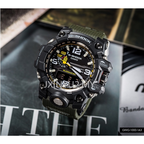 Casio G-SHOCK MUDMASTER GWG-1000 SERIES นาฬิกาข้อมือแฟชั่น ของแท้ มีประสิทธิภาพ