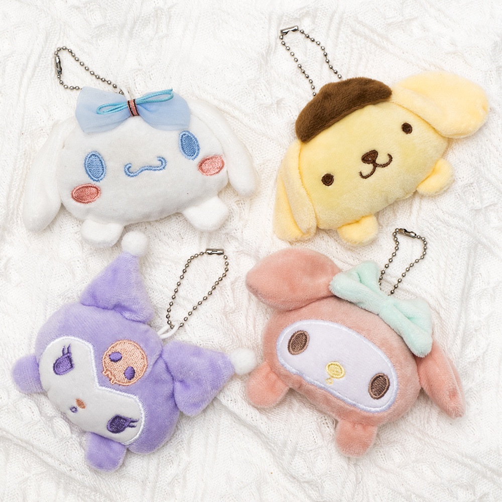พวงกุญแจ จี้ตุ๊กตาการ์ตูน Sanrio Cinnamon Dog Kuromi Melody Pudding Dog สําหรับตกแต่งกระเป๋า
