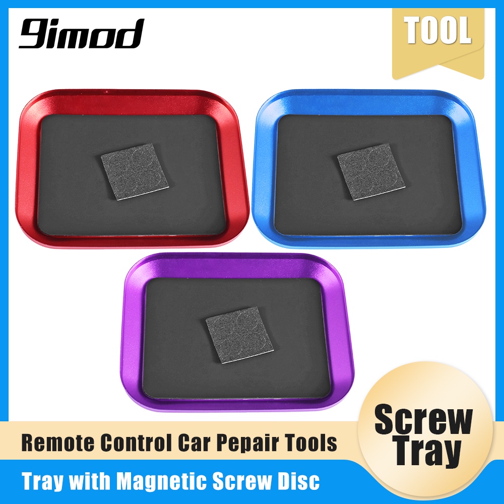 9ฉัน ถาดสกรู อาร์ซี พร้อมแผ่นแม่เหล็กอลูมิเนียมอัลลอยด์สกรูแม่เหล็กดิสก์สําหรับรุ่น อาร์ซี