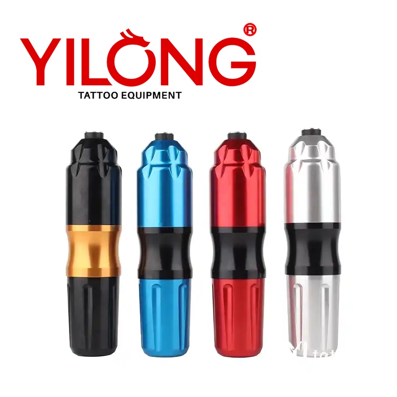 YILONG Black King Kong 15th generation Tattoo Tattoo all-in-one Tattoo ปากกามอเตอร์เครื่องอลูมิเนียม