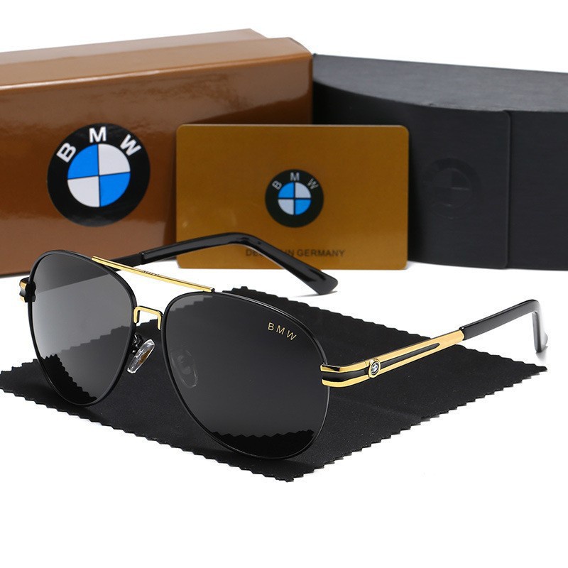 แว่นตากันแดด เลนส์โพลาไรซ์ แฟชั่นเรโทร สําหรับผู้ชาย และผู้หญิง BMW 5518 7HS5