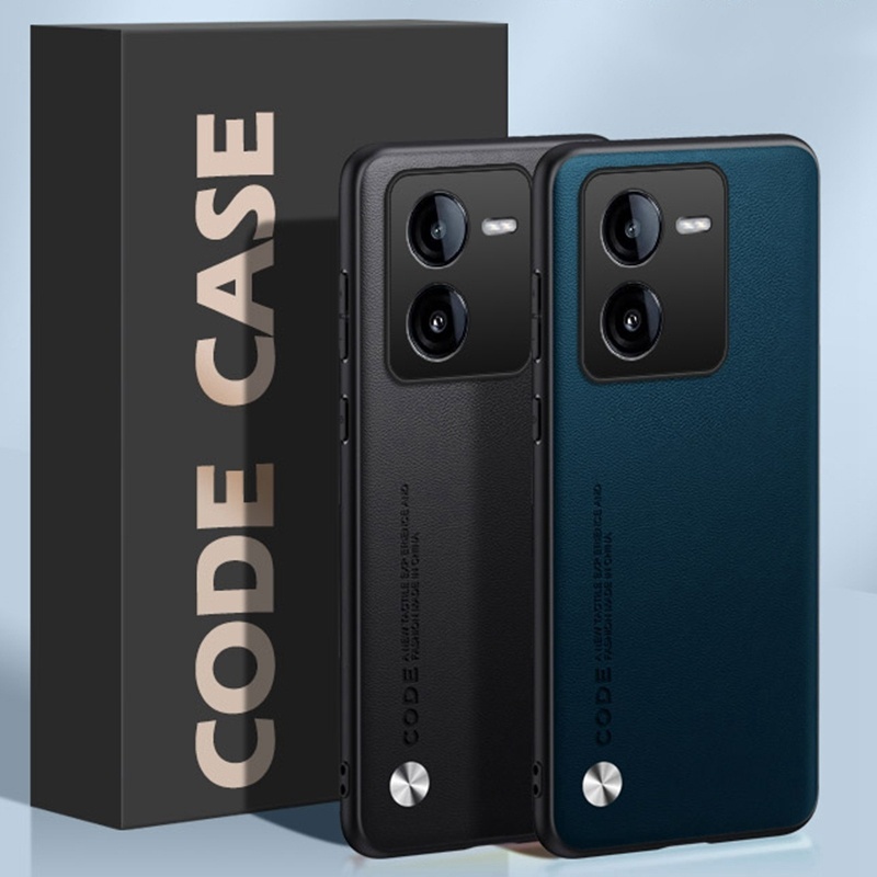 สําหรับ Vivo iQOO Z8 Z8x Z7x แฟชั่น หนัง พื้นผิว ฝาหลัง นิ่ม TPU เคสป้องกัน