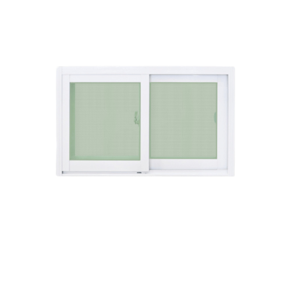 LOCAL789 WELLINGTAN หน้าต่างอะลูมิเนียม บานเลื่อน SS 80x50ซม. สีขาว พร้อมมุ้ง ร้านอยู่ในไทย