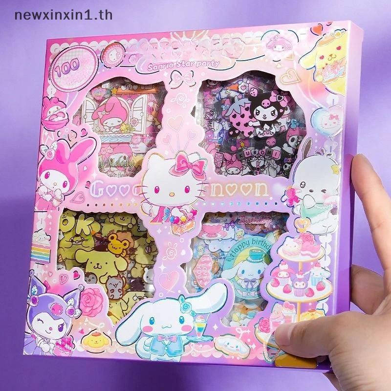 *NT* 100sheepts การ์ตูนน่ารักกันน้ํา PET วัสดุบัญชีมือสติกเกอร์ Creative Kawaii DIY สติกเกอร์ตกแต่งเด็กของขวัญ {T}