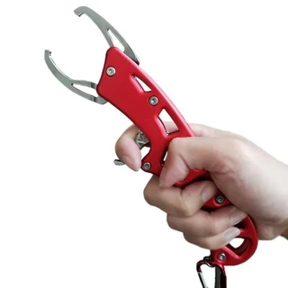 OUTKIT ชุดอุปกรณ์ตกปลาอลูมิเนียมอัลลอยด์ Fish Lip Grip ตัวควบคุมปลาพร้อมคีมมัลติฟังก์ชั่นอุปกรณ์สําหรับเครื่องมือตกปลา