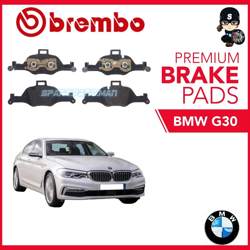 ผ้าเบรคหน้า BREMBO BMW G30 530e