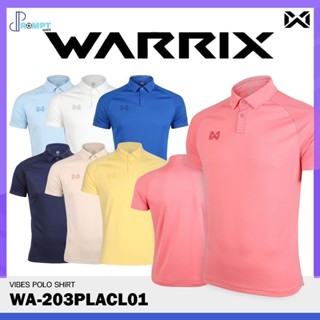 SPORT เสื้อโปโล Vibes เสื้อโปโลแขนสั้นวอริกซ์ WARRIX เนื้อผ้…