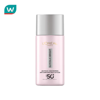L'Oreal Paris ลอรีอัล ปารีส ยูวี ฟลูอิด ไกลโคลิค-ไบรท์ แอนไท-ดาร์ก สปอต เดลี่ เอสพีเอฟ 50+ 50 มล.