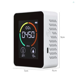 3 in 1 เครื่องตรวจจับคาร์บอนไดออกไซด์ Air คุณภาพ Monitor ความชื้นอุณหภูมิ Air Analyzer สําหรับ CO2 ดิจิตอล CO2 เมตรสําหรับ Home OfficeAir คุณภาพเมตร