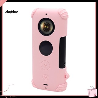 [Sy] เคสซิลิโคน ป้องกันรอยขีดข่วน สําหรับกล้องพาโนรามา Insta 360 ONE X