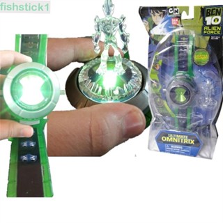 Fishstick1 โมเดลฟิกเกอร์โปรเจคเตอร์ Ben10 ของเล่นสําหรับเด็ก