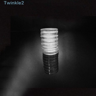 Twinkle กล่องพลาสติก ป้องกันเหรียญ 18-27 มม. 100 ชิ้น