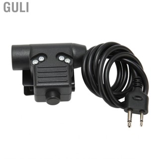 Guli U94 PTT Adapter Reinforced PU Cable Push To Talk With 2 Pin Plug