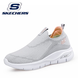 Skechers_ GOWALK ArchFit รองเท้าผ้าใบลําลอง แบบผูกเชือก ข้อสั้น ระบายอากาศ แฟชั่นสําหรับผู้ชาย และผู้หญิง ไซซ์ 35-44