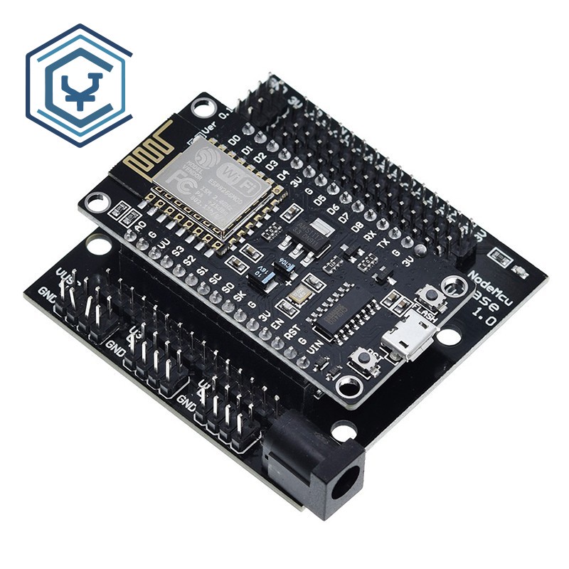 1PCS Nodemcu Baseboard + Nodemcu V3 Lua บอร์ดพัฒนา WIFI สําหรับ ESP8266 serial WIFI โมดูล