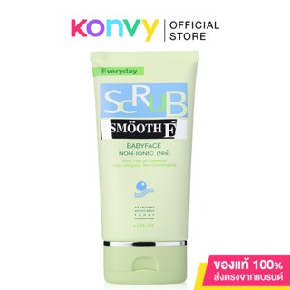 Smooth E Babyface Scrub 120g สครับทำความสะอาดผิวไม่มีฟอง ช่วยผลัดเซลล์ผิวเก่าหมองคล้ำ สิวเสี้ยนให้หลุดออกอย่างอ่อนโย...