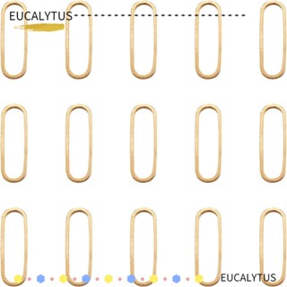 Eutus แหวนทองเหลือง ทรงวงรี สีทอง แฮนด์เมด สําหรับคนรักลูกปัด งานฝีมือ