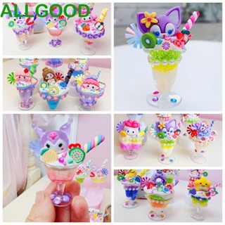 Allgoods ถ้วยไอศกรีม ขนาดเล็ก DIY 6 ชิ้น