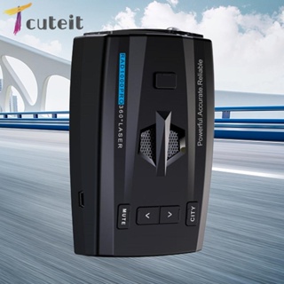 Tcuteit เครื่องตรวจจับความเร็วเรดาร์ เรดาร์ X K Ka CT เลเซอร์ สําหรับรถยนต์