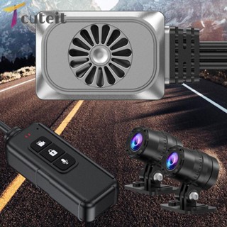 Tcuteit HD 2K Dash Cam WiFi 1440P กล้องวิดีโอจอดรถมอเตอร์ไซค์ รองรับ TF 256G