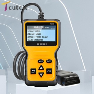 Tcuteit เครื่องสแกนเนอร์ OBD2 80mA สําหรับรถยนต์