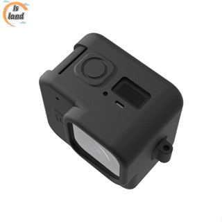 【IS】เคสซิลิโคน ป้องกันกล้อง สีดํา สําหรับ Gopro Hero 11 Mini