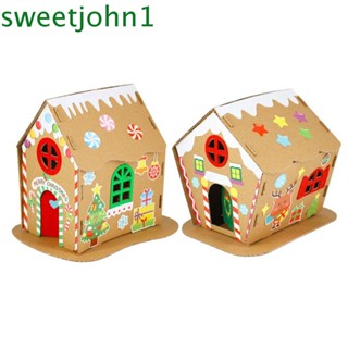 Sweetjohn บ้านคุกกี้ แฮนด์เมด DIY ของเล่นเสริมการเรียนรู้เด็ก