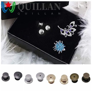 Quillan หมุดล็อคโลหะ 10 ชิ้น สําหรับผูกป้าย กระเป๋า เสื้อกั๊ก เครื่องประดับ DIY