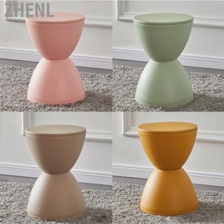 Zhenl Plastic Round Stool Thicken Corner Strong Bearing Modern Small for Home