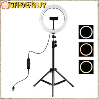 Shououy ชุดแหวนไฟ LED สําหรับใช้ถ่ายภาพในสตูดิโอ