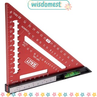 Wisdomest ไม้บรรทัดสามเหลี่ยม 7 นิ้ว แนวนอน ทรงสี่เหลี่ยม สําหรับงานไม้