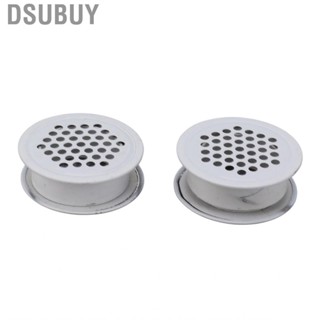 Dsubuy 2Pcs Round Vent Cover White Rustproof Rugged Versatile Air Mesh Hole