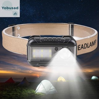 [Yobusad.th] Xpe ไฟหน้า LED 800MAH 6 โหมด 300LM สําหรับเดินป่า ตกปลา