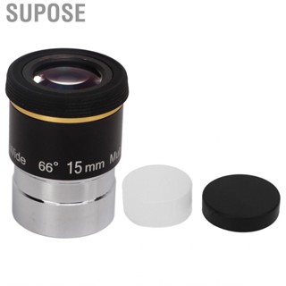 Supose 1.25 Inch  Eyepiece  FMC Green Film 15mm  Slip Ultra Wide Angle Excellent Image Contrast for Observing Landscapes