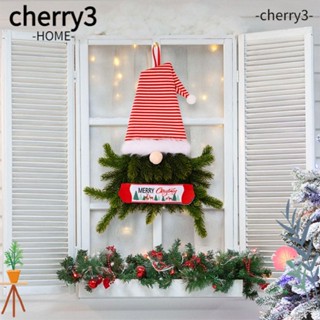 Cherry3 โนมพลาสติก ไร้หน้า สําหรับแขวนตกแต่งคริสต์มาส