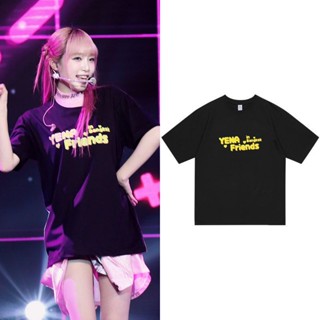 เสื้อยืดลําลอง ผ้าฝ้าย แขนสั้น คอกลม พิมพ์ลาย Kpop IZ*ONE YENA 2023 Thailand FM สไตล์ฮิปฮอป สําหรับผู้ชาย และผู้หญิง