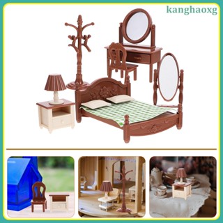 Kanghaoxg ชุดเฟอร์นิเจอร์จิ๋ว สําหรับตกแต่งบ้านตุ๊กตา 1 ชุด